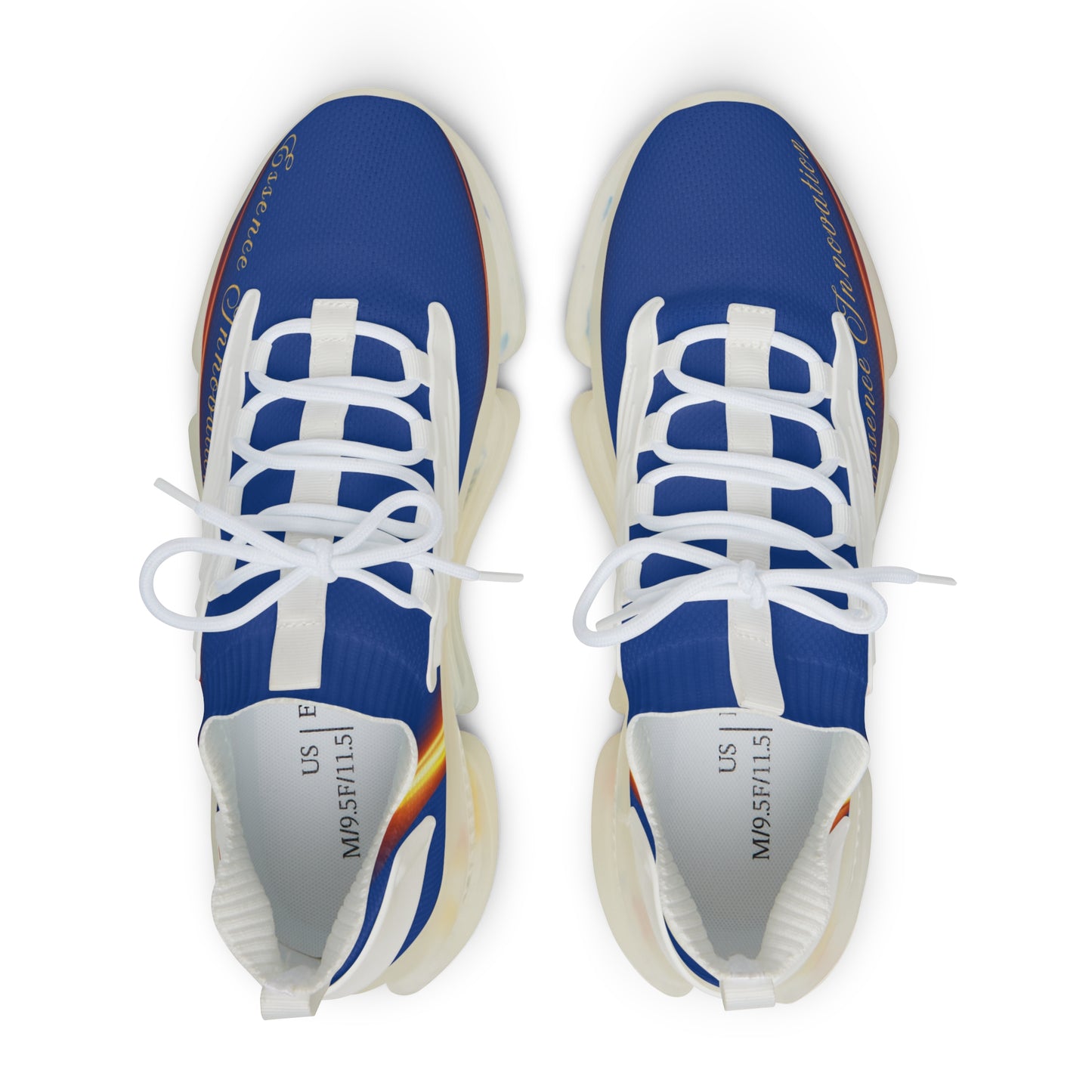 Dark Blue Trendsetter Flame | Men’s Performance Sneakers | White Sole