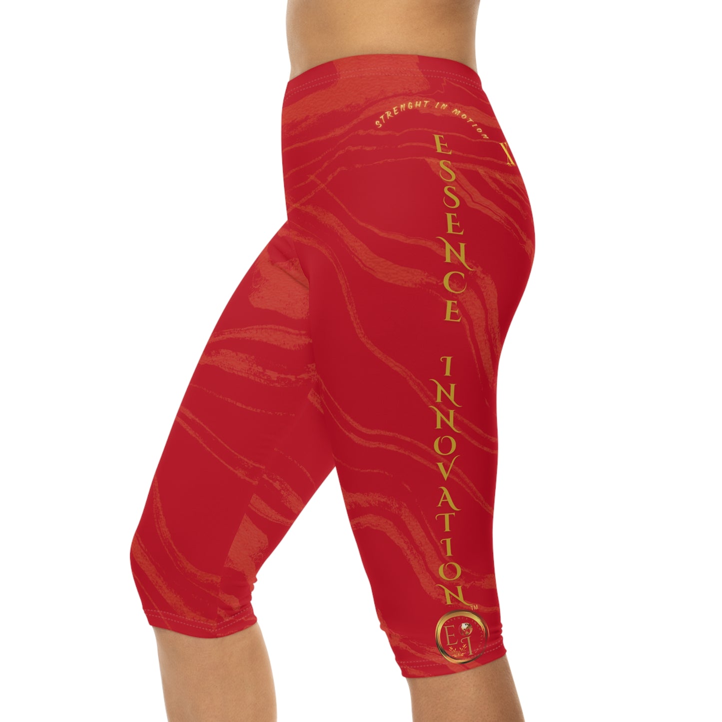 Seek More CLS X | Capri Leggings | EI Sports | Dark Red