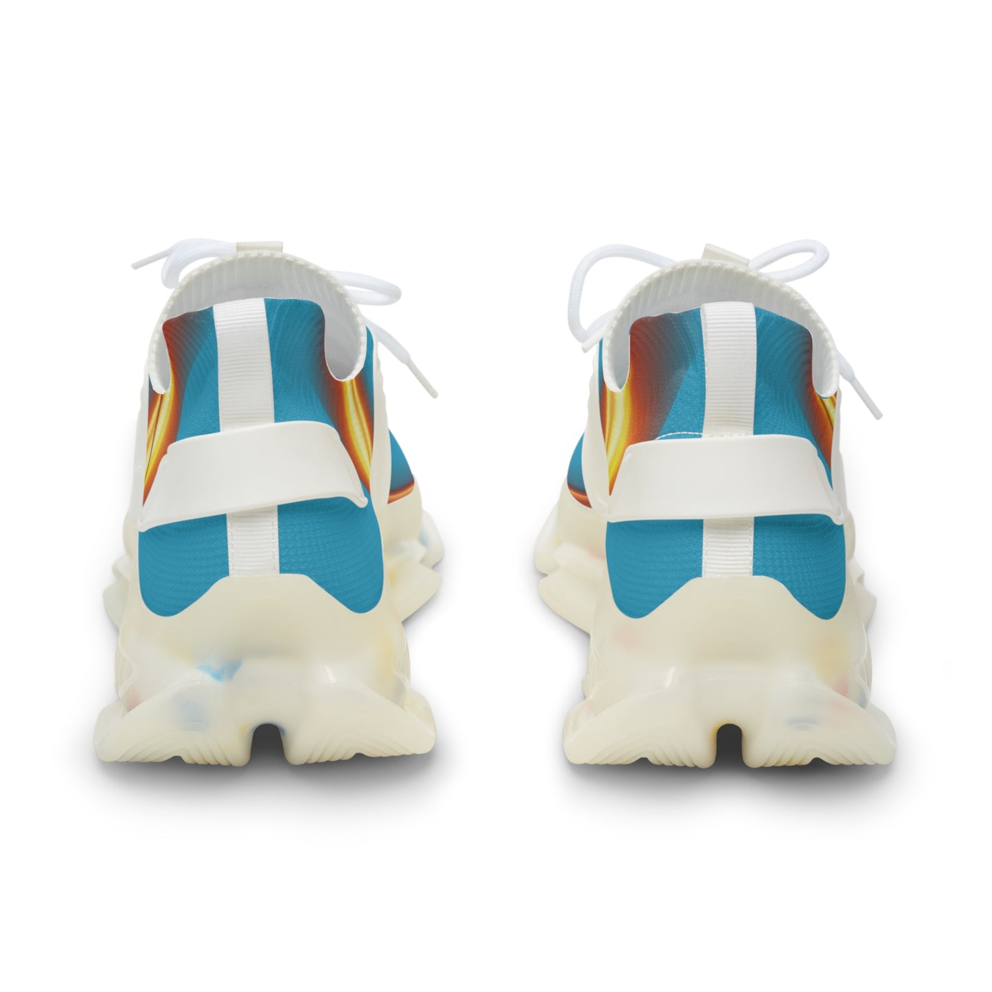 Turquoise Trendsetter Flame | Men’s Performance Sneakers | White Sole