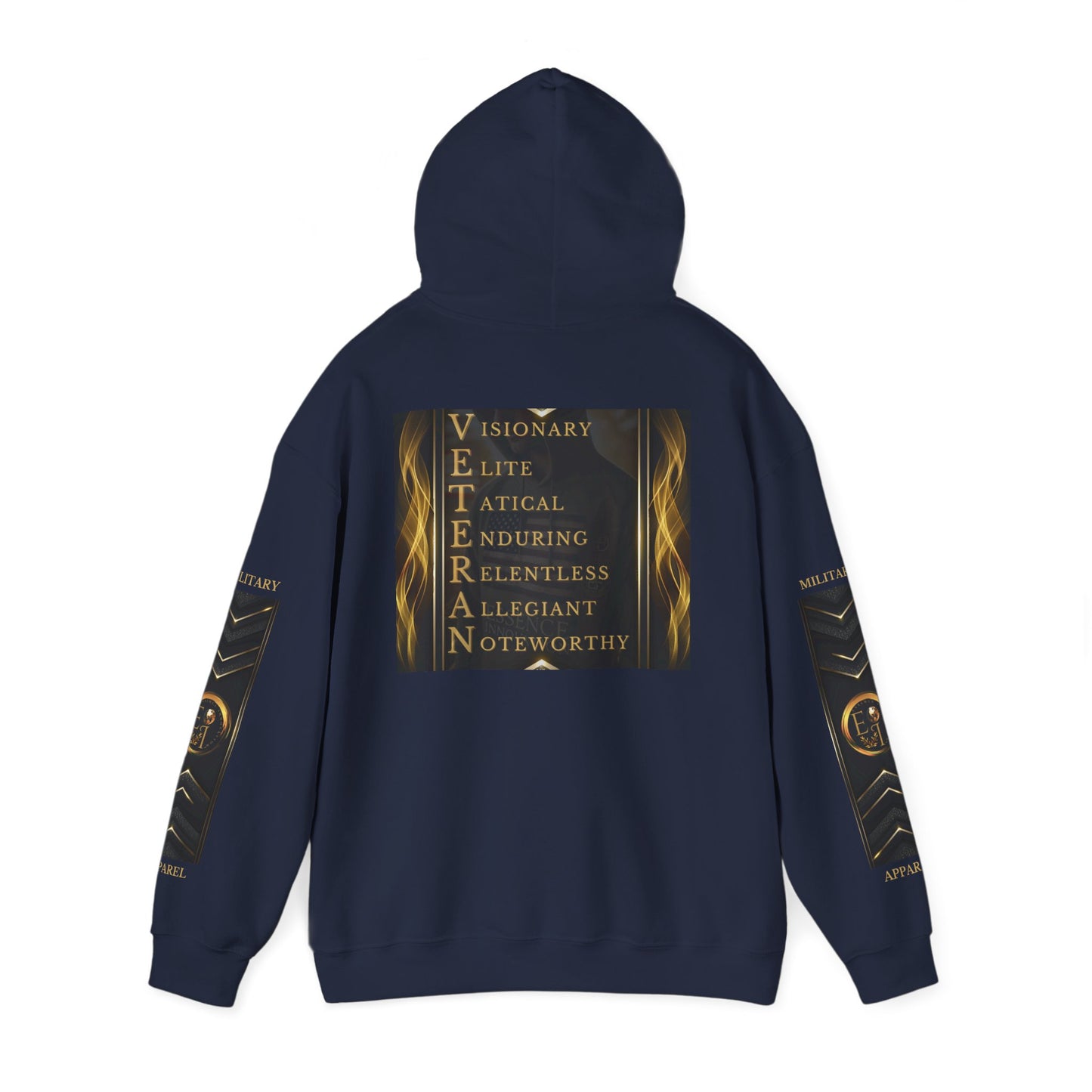 Serviceman Veteran Qualities Hoodie | Military Tribute