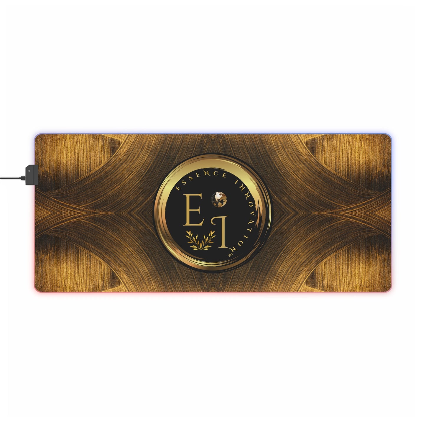 Golden Emblem | LED Gaming Mouse Pad | 4 Sizes