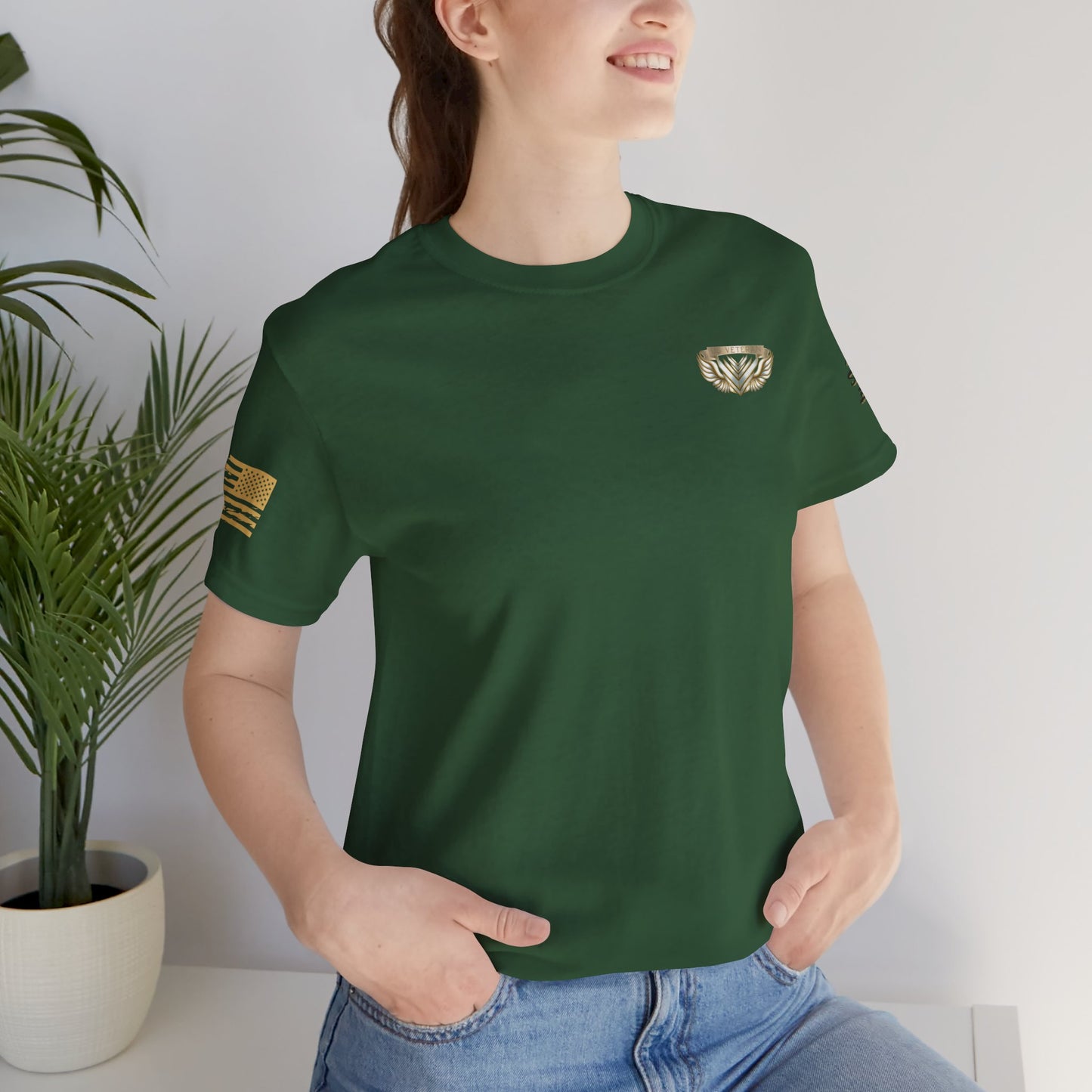 Essence Crest Veteran Tee | Honor, Strength, Quiet Legacy | 13 Colors