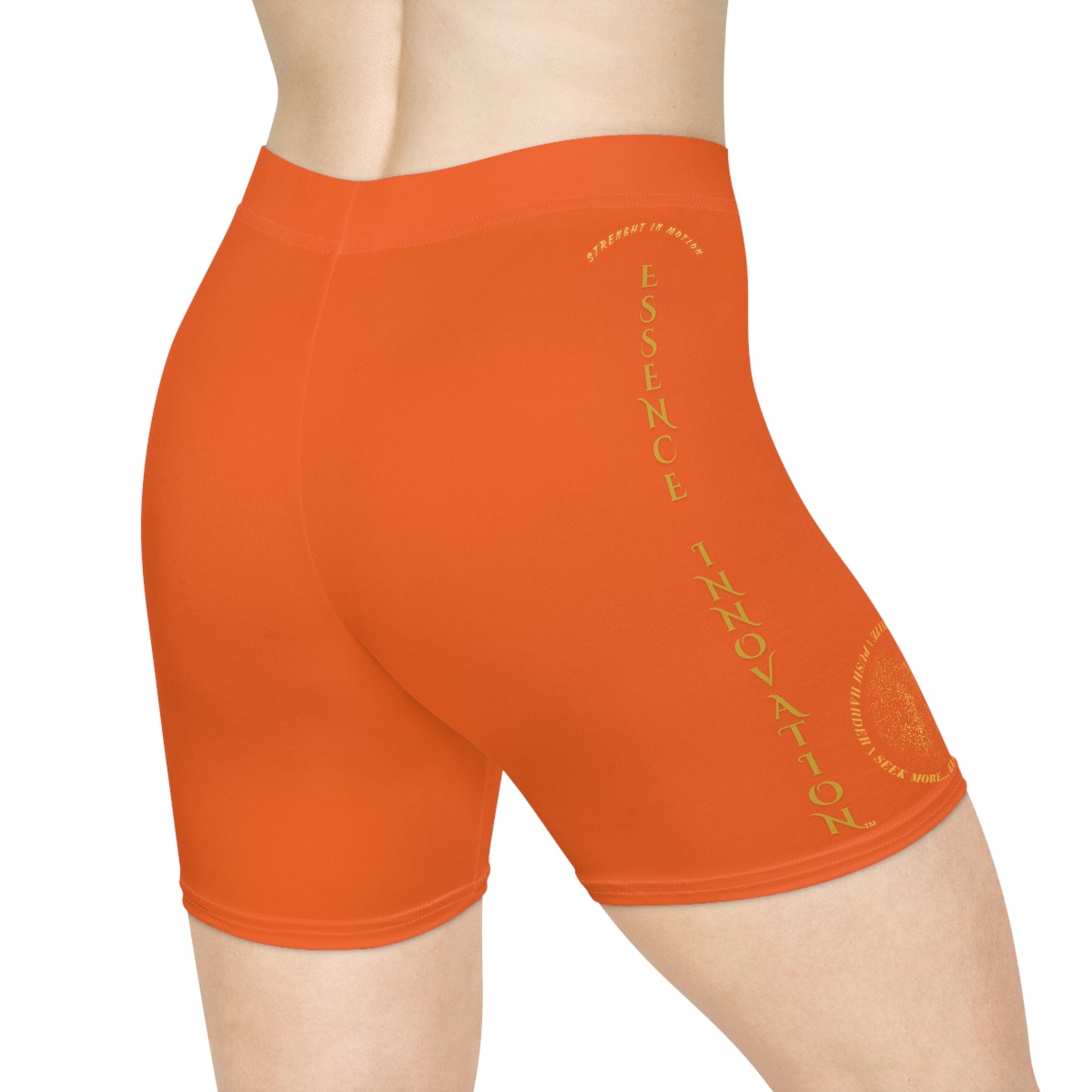 Seek More BS XI | EI Sports Biker Shorts | Orange