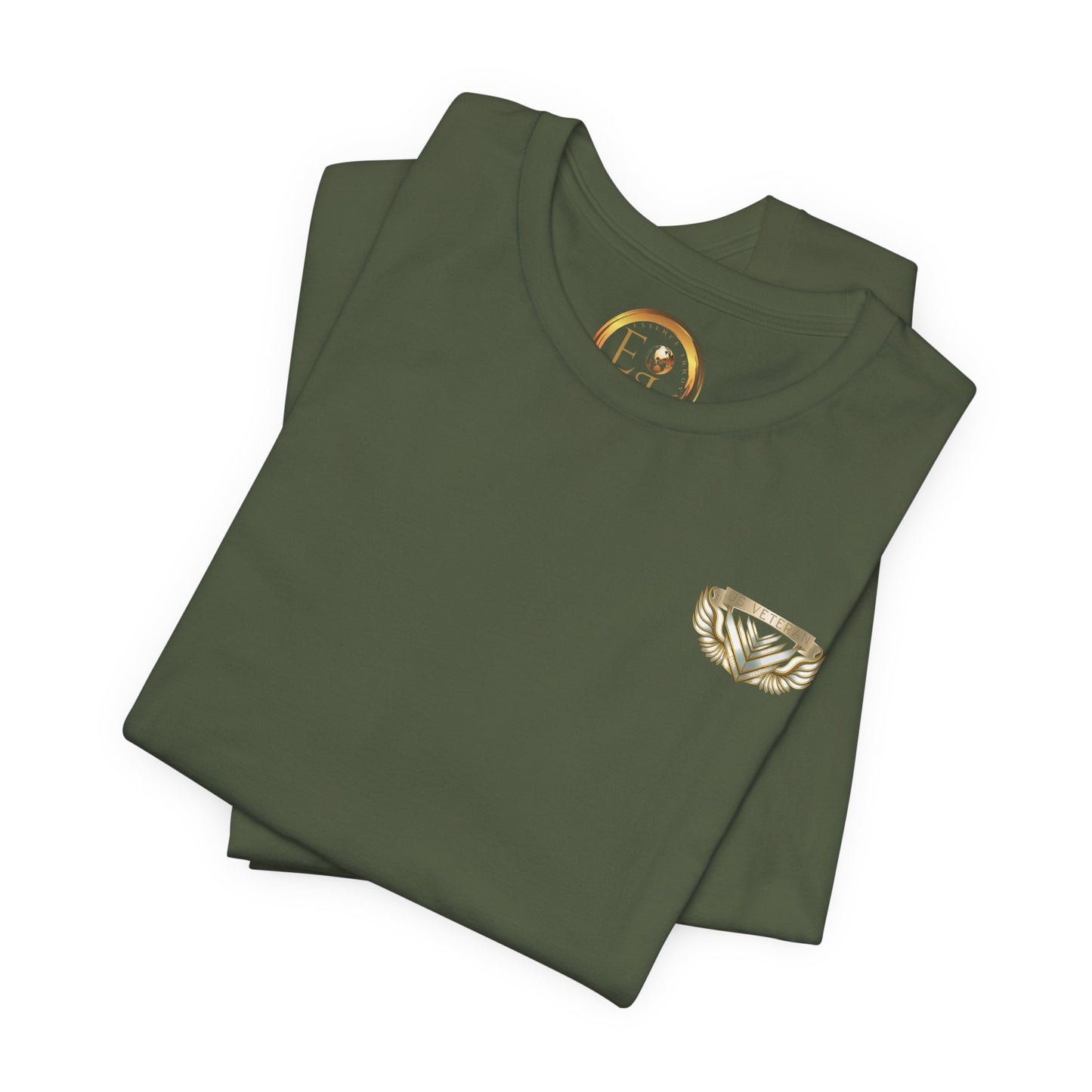 Essence Green Veteran Tee – Military Pride T-Shirt