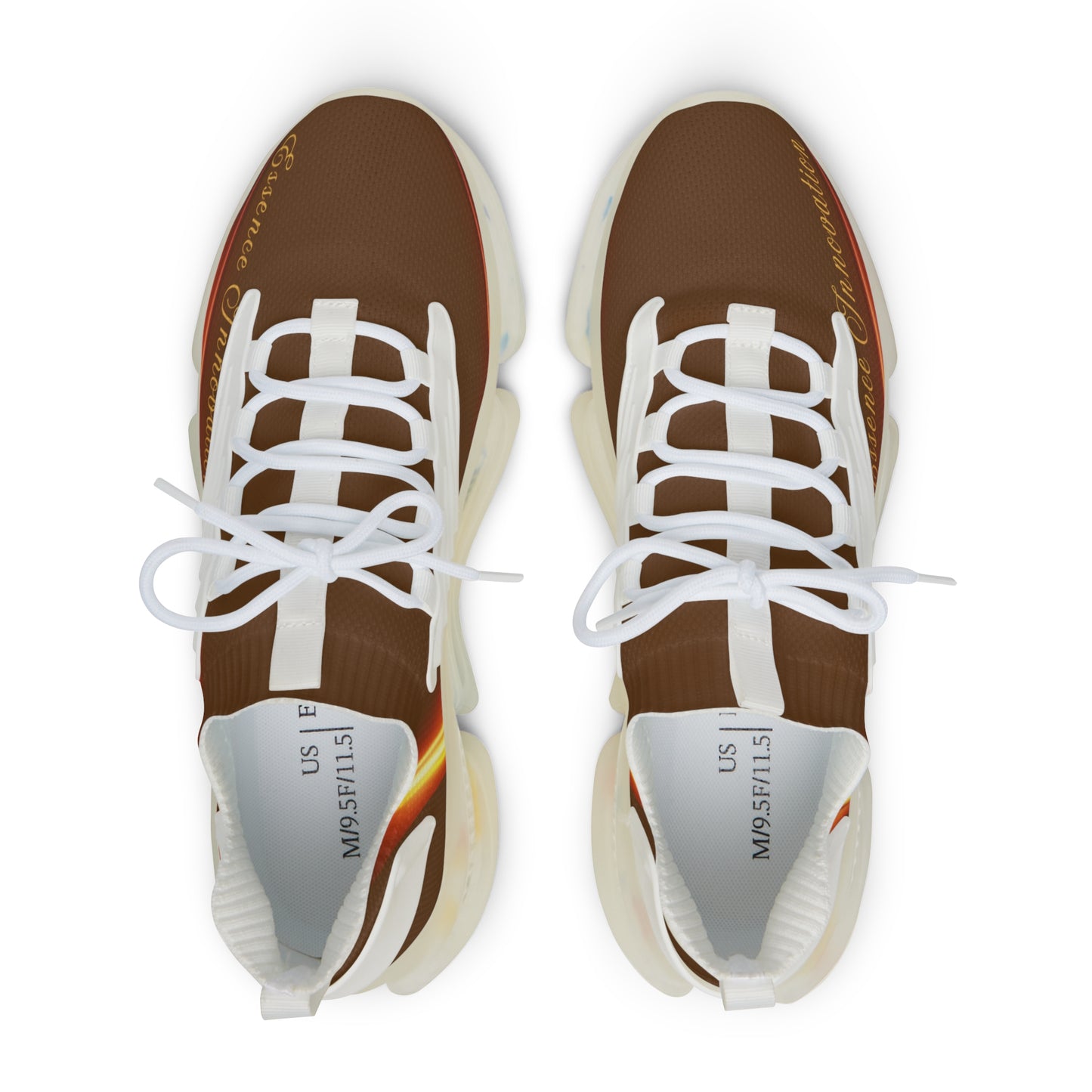 Brown Trendsetter Flame | Men’s Performance Sneakers | White Sole