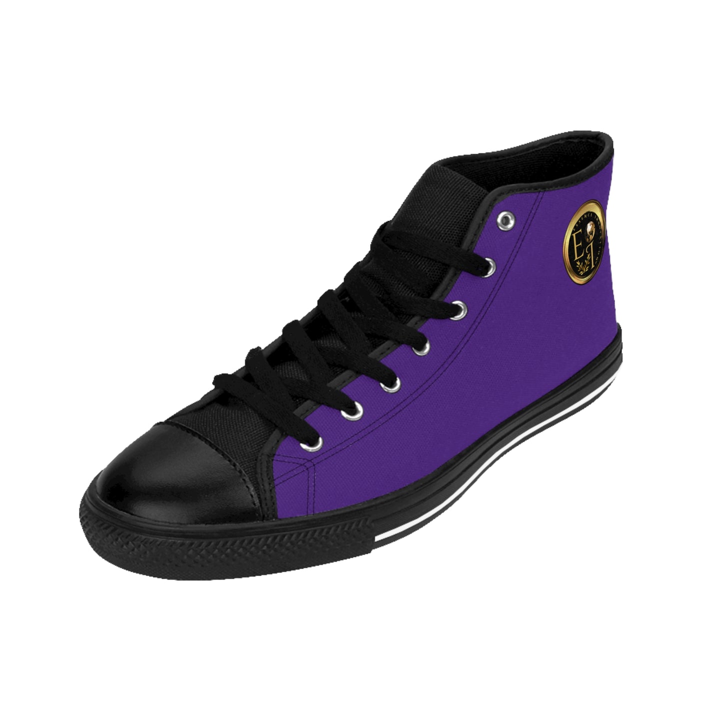 Essence Innovation Mens Streetwear | HighTop Sneakers | Purple