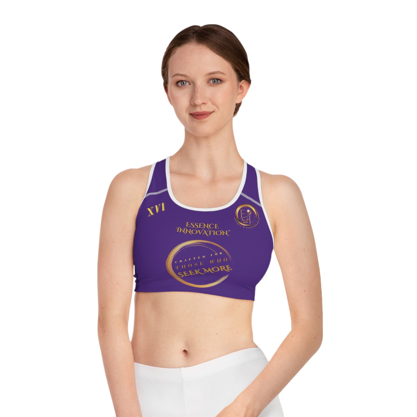 Seek More SB XVI | EI Sports Bra | Purple