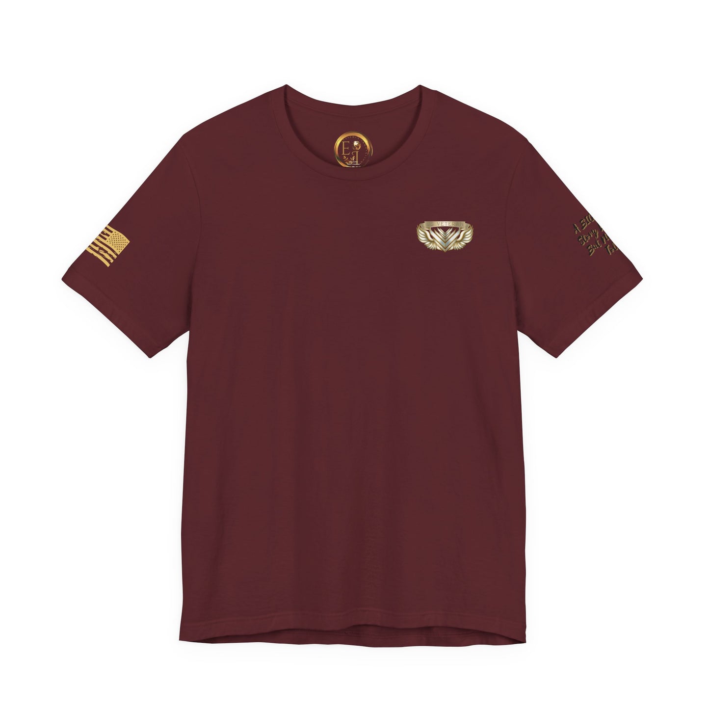 Essence Crest Veteran Tee | Honor, Strength, Quiet Legacy | 13 Colors