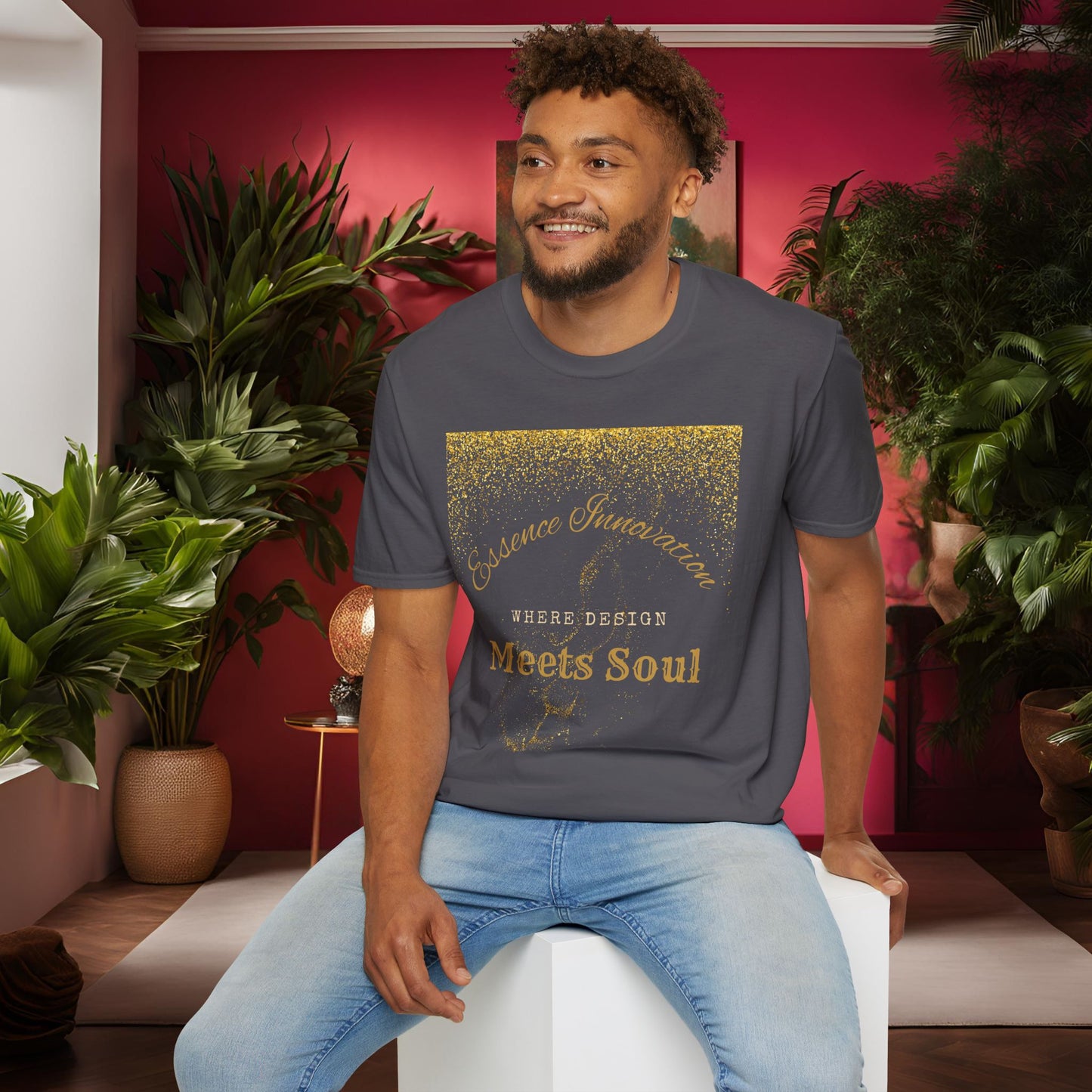 Design Meets Soul T-Shirt | Essence Innovation | 7 Colors