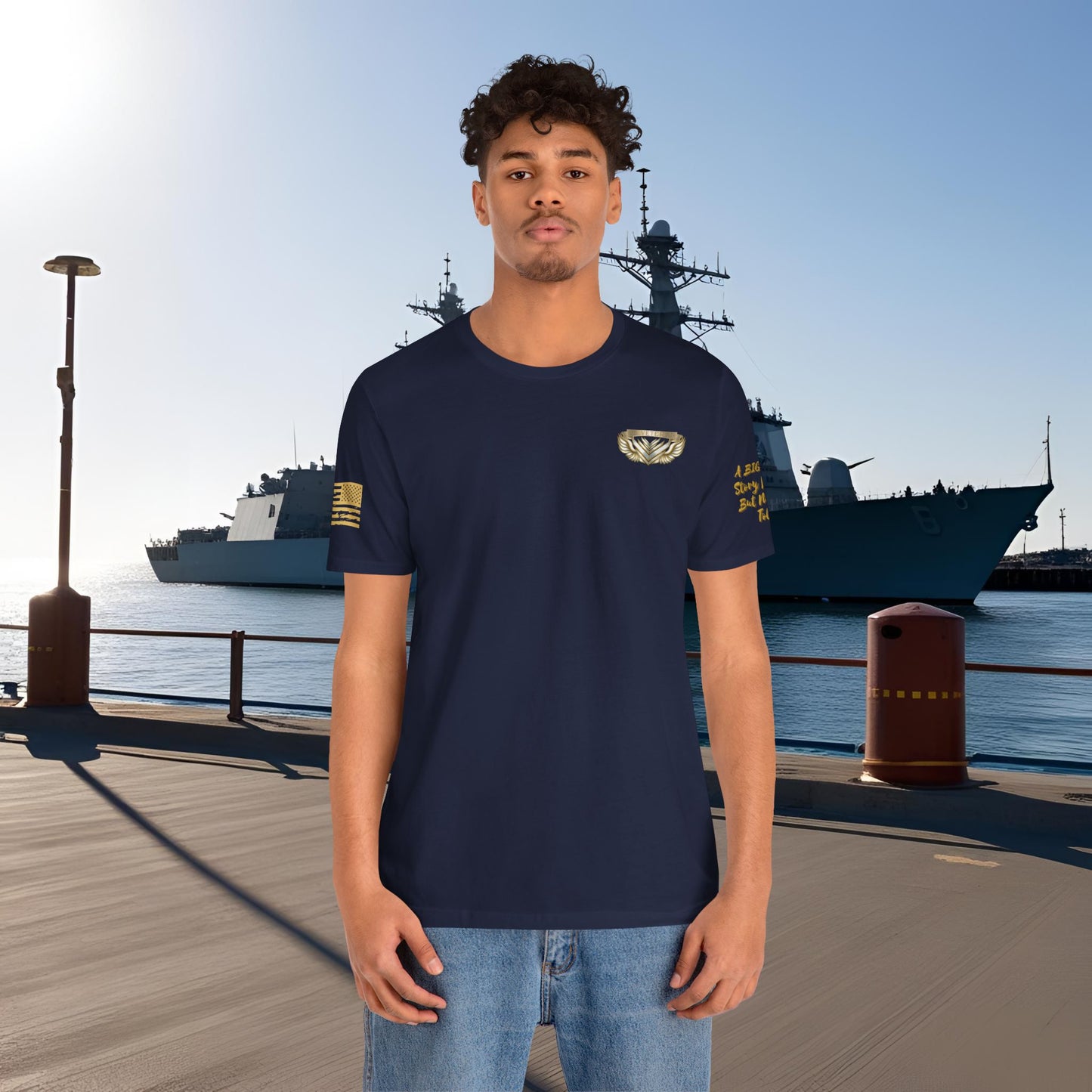 Essence Navy Veteran Tee – Deep Patriotic T-Shirt