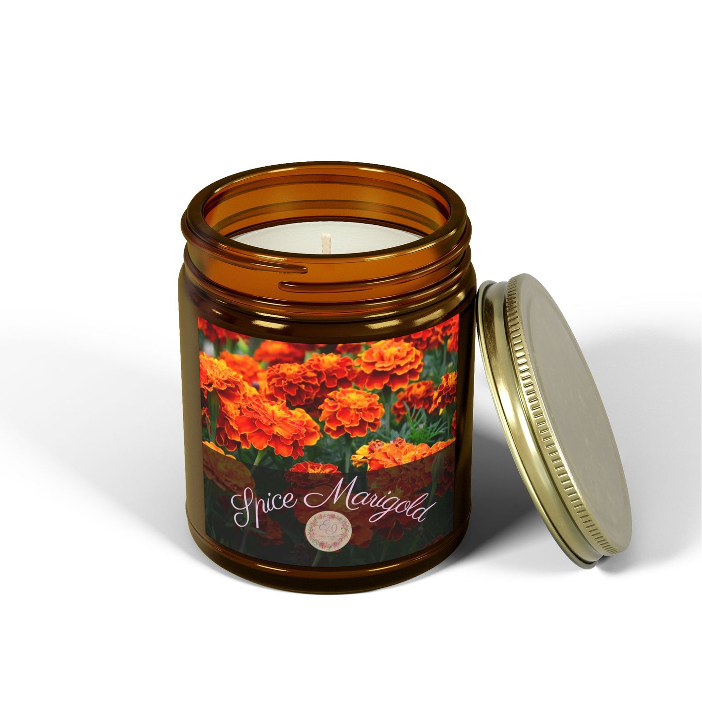 Fragrant Flower | Spicehaven Candle | Marigold | 4oz, 9oz