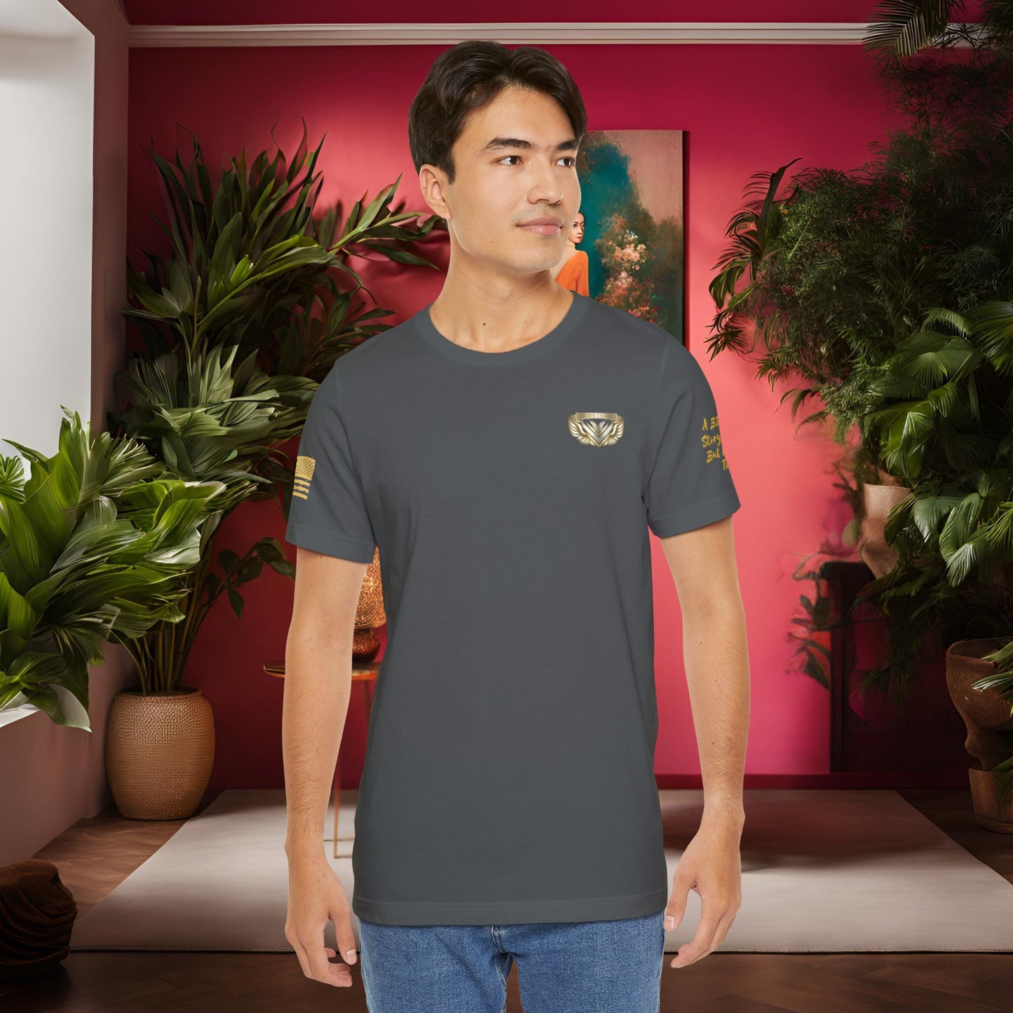Essence Asphalt Veteran Tee – Minimalist Tribute Shirt
