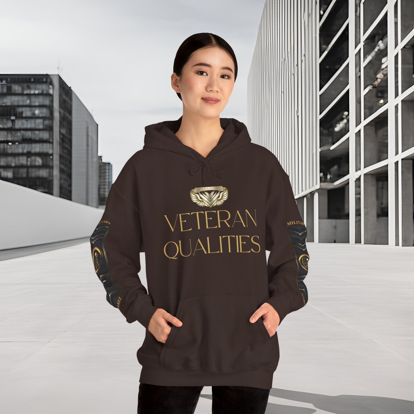 Leader Veteran Qualities Hoodie | Military Tribute