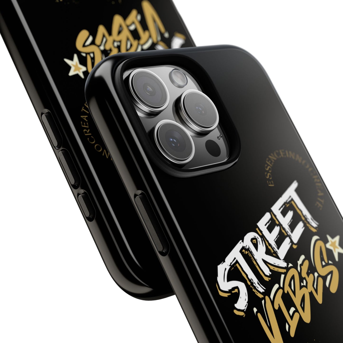 EssenceInnoCreate® Street Vibes Black Phone Case