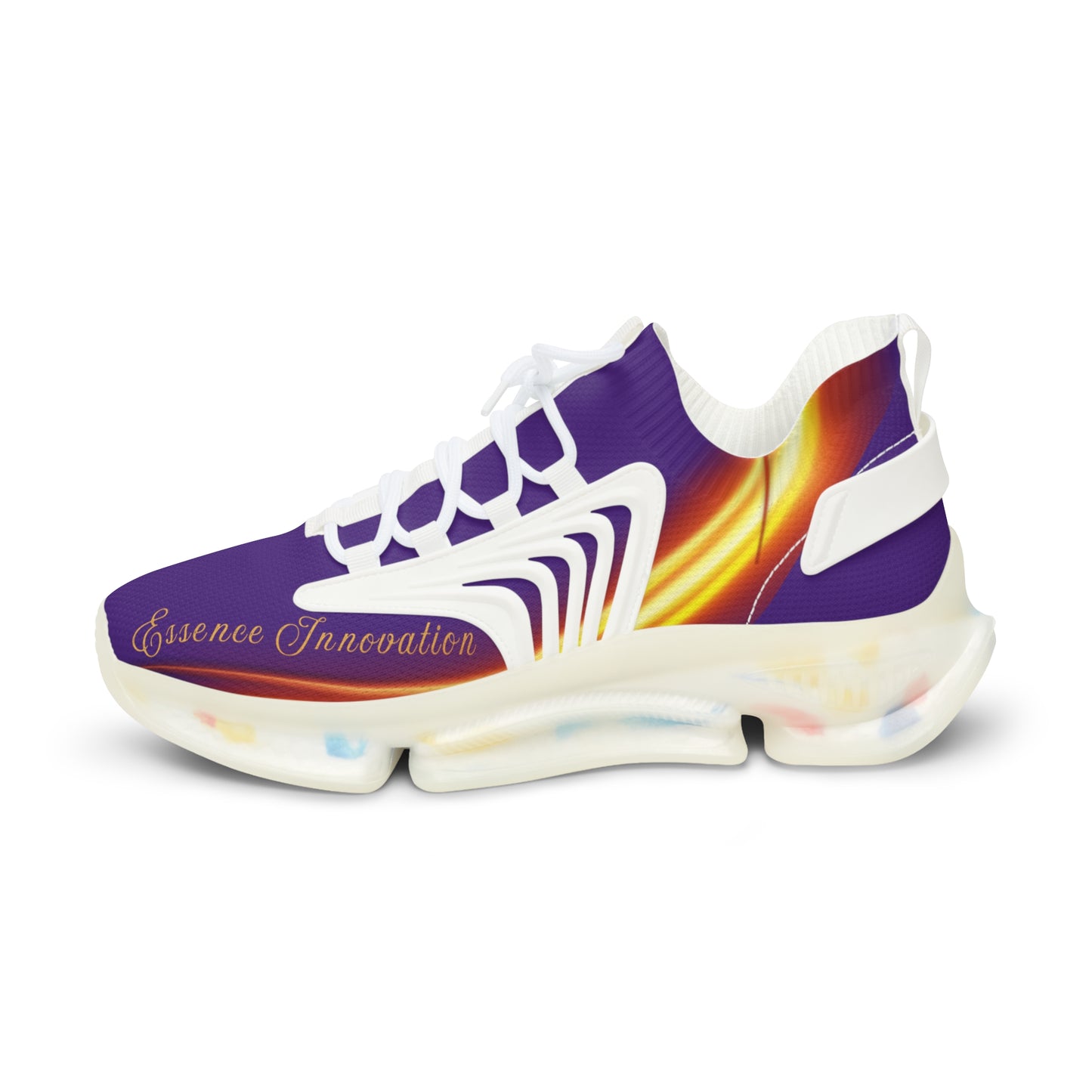 Purple Trendsetter Flame | Men’s Performance Sneakers | White Sole