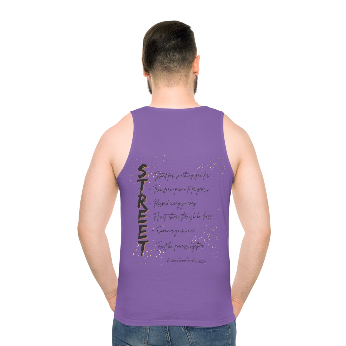 Street Wear Tank XIX | EssenceInnoCreate | Soft Purple