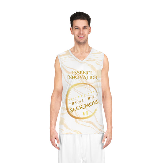 Precision VI Basketball Jersey | Seek More | White