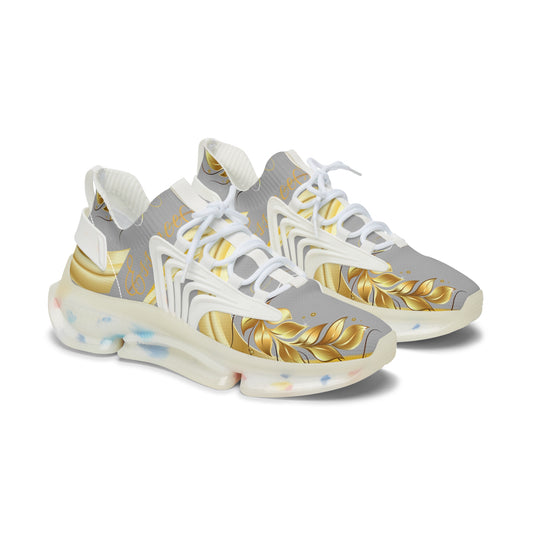 Gold Leaf Sneakers Grey XXVI | EssenceInnoCreate