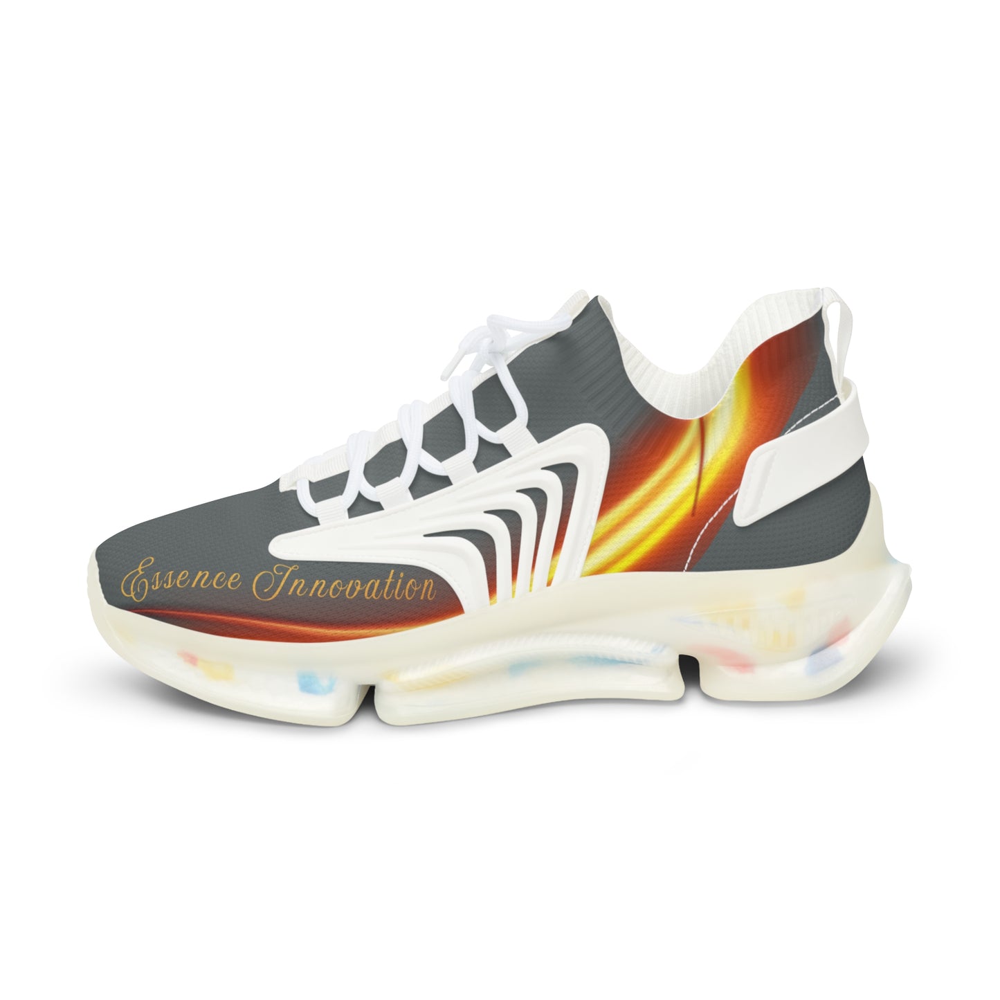 Dark Grey Trendsetter Flame | Men’s Performance Sneakers | White Sole