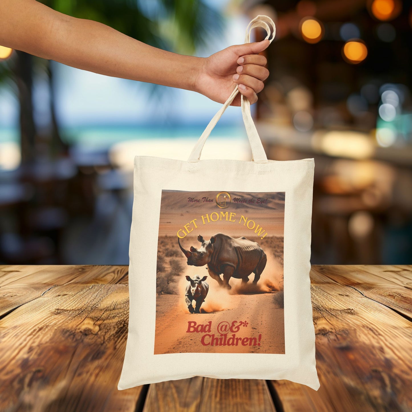 Playful Cotton Canvas Tote Bag - Fun Gift for Kids, Eco-Friendly, Stylish Carrying Solution for School, Shopping, and Adventure