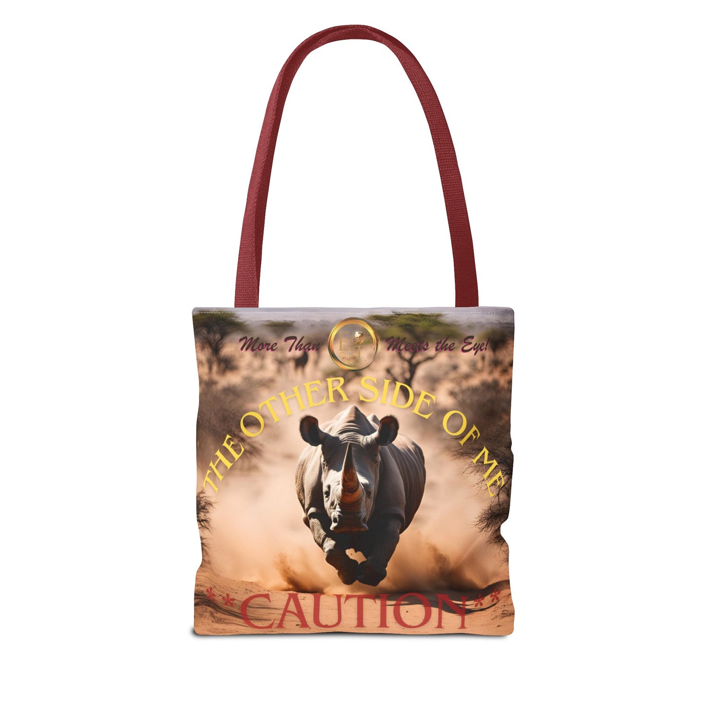 Bold Caution Tote Bag, Wild Animal Lover Gift, Unique Fashion Accessory, Eco-Friendly Shopping Bag, Perfect for Wildlife Enthusiasts
