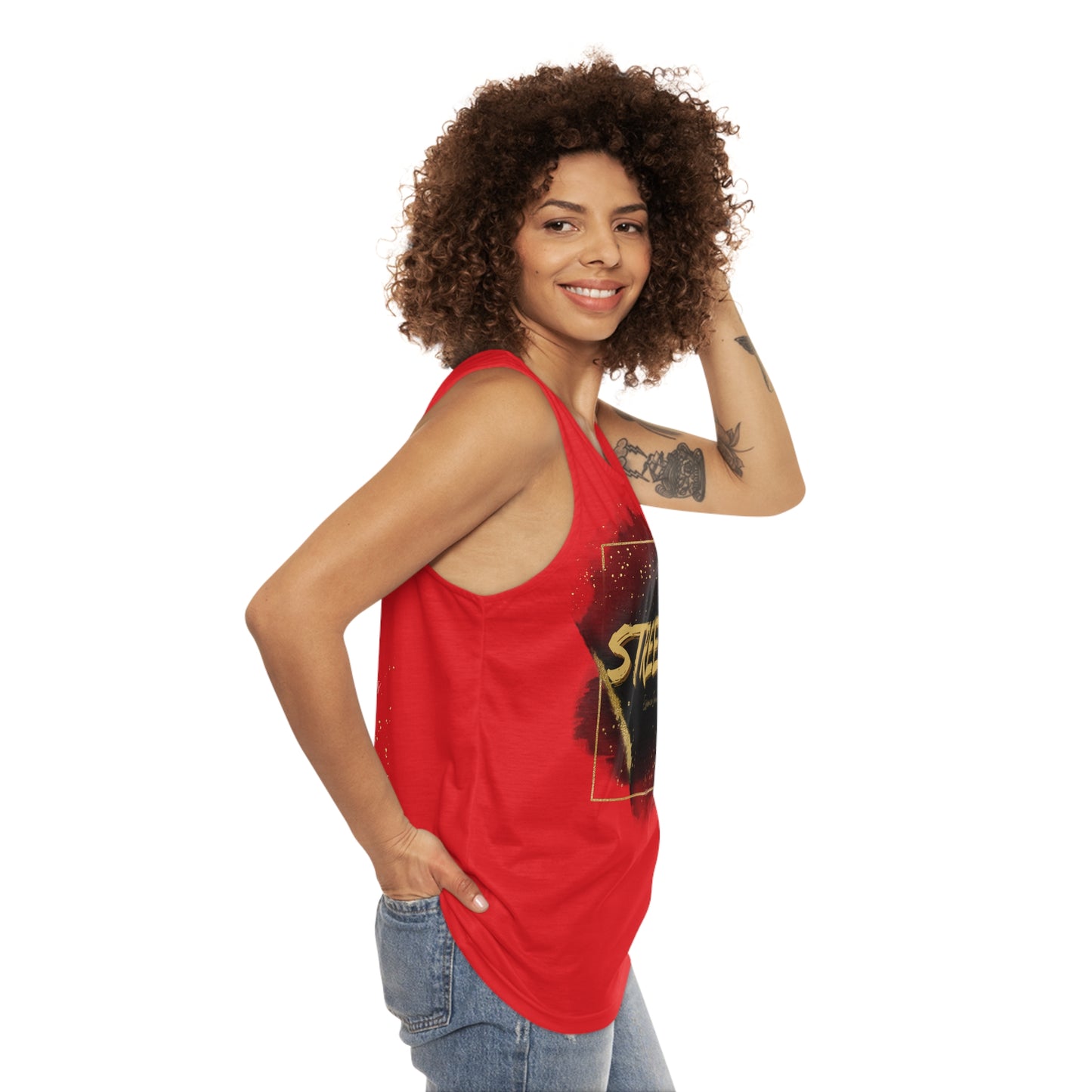 Street Wear Tank IX | EssenceInnoCreate | Red