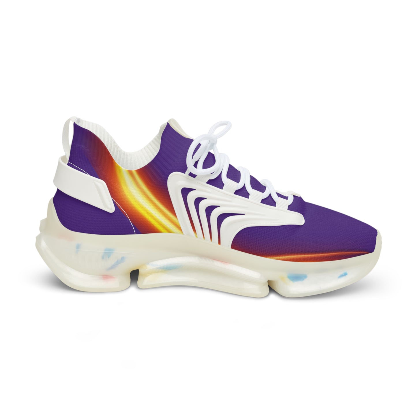 Purple Trendsetter Flame | Men’s Performance Sneakers | White Sole