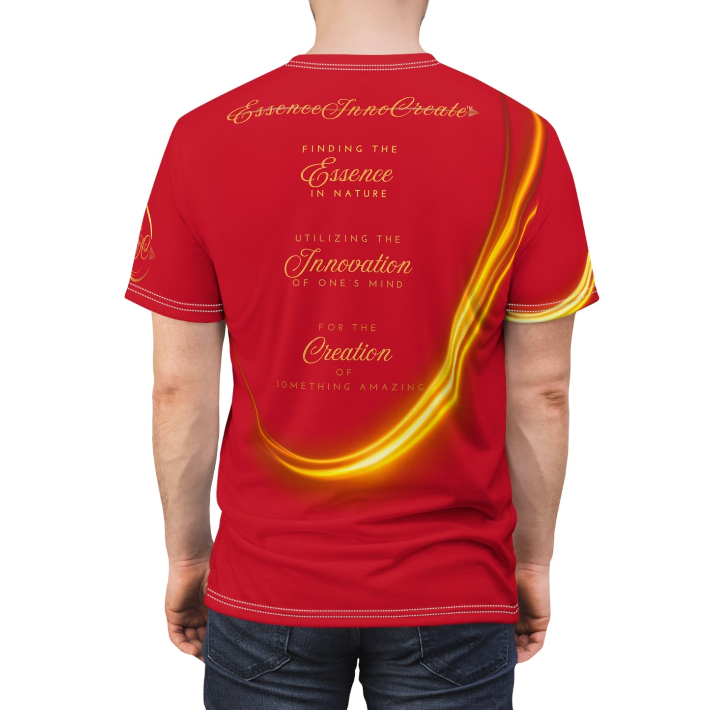 Dark Red Trendsetters Flame Tee | EssenceInnoCreate
