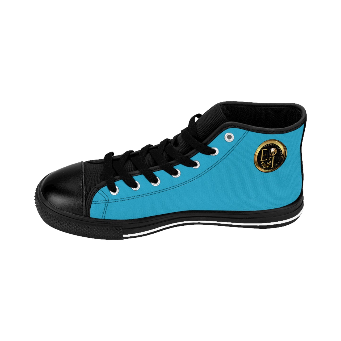 Essence Innovation Mens Streetwear | HighTop Sneakers | Turquoise
