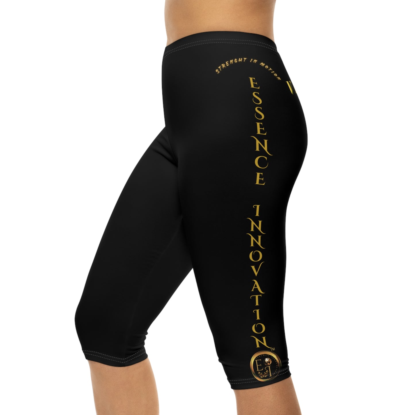 Seek More CL VII | Capri Leggings | EI Sports | Black