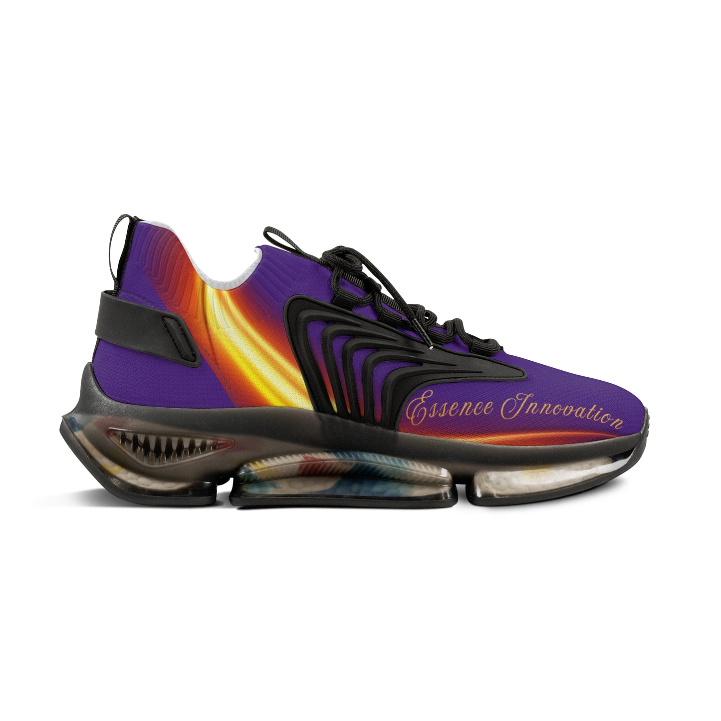 Dark Purple Trendsetter Flame | Men’s Performance Sneakers | White Sole
