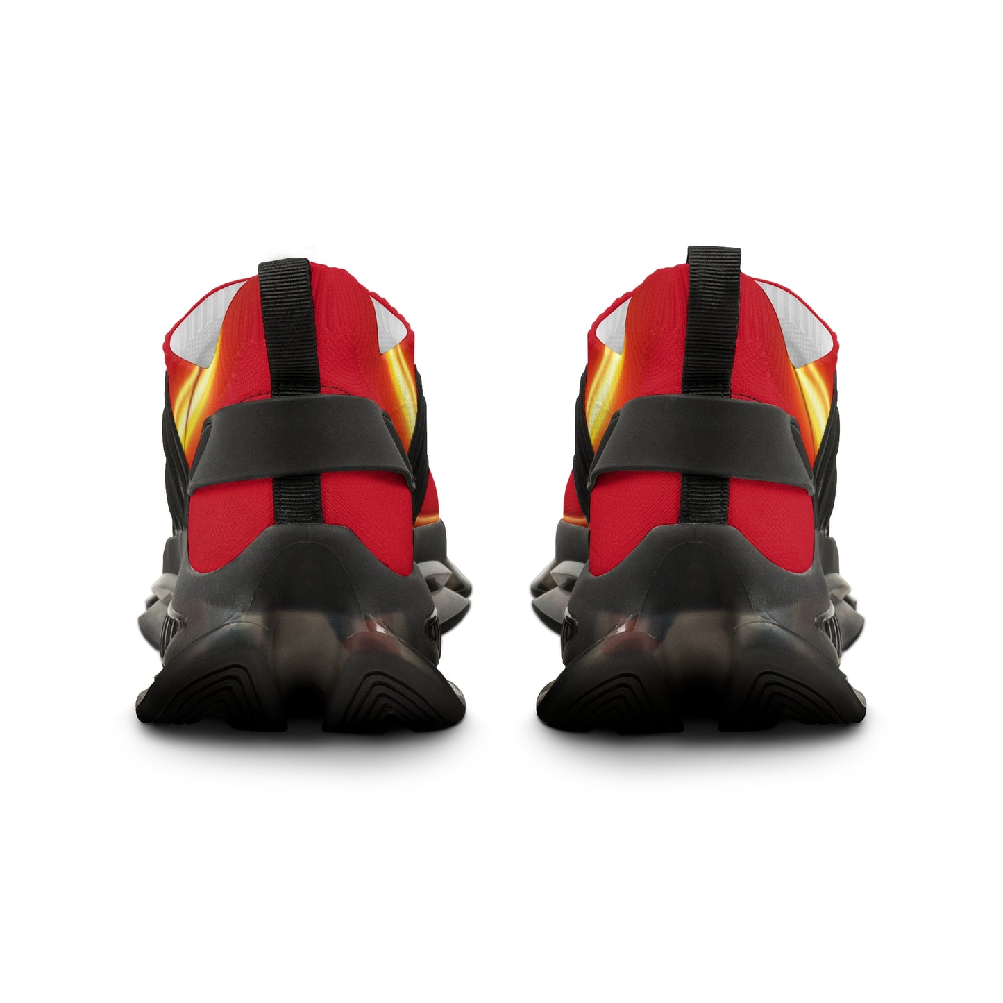 Dark Red Trendsetter Flame Black | Men’s Performance Sneakers | Black Sole