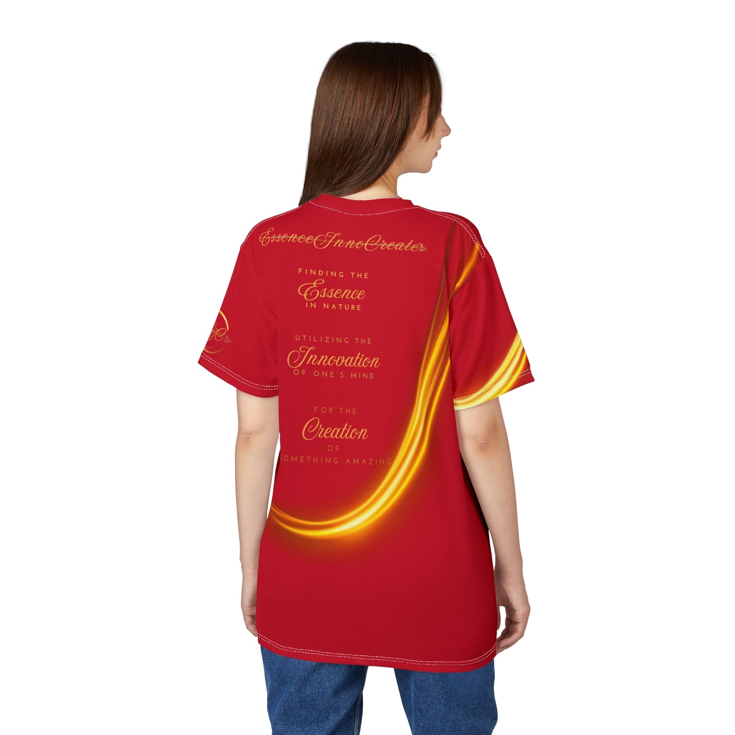 Dark Red Trendsetters Flame Tee | EssenceInnoCreate