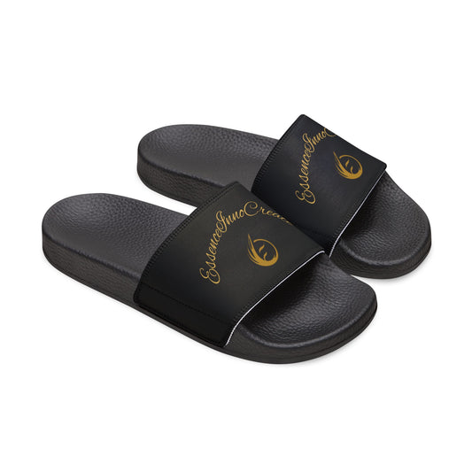 Black EssenceInnoCreate slides with gold branding on a white background