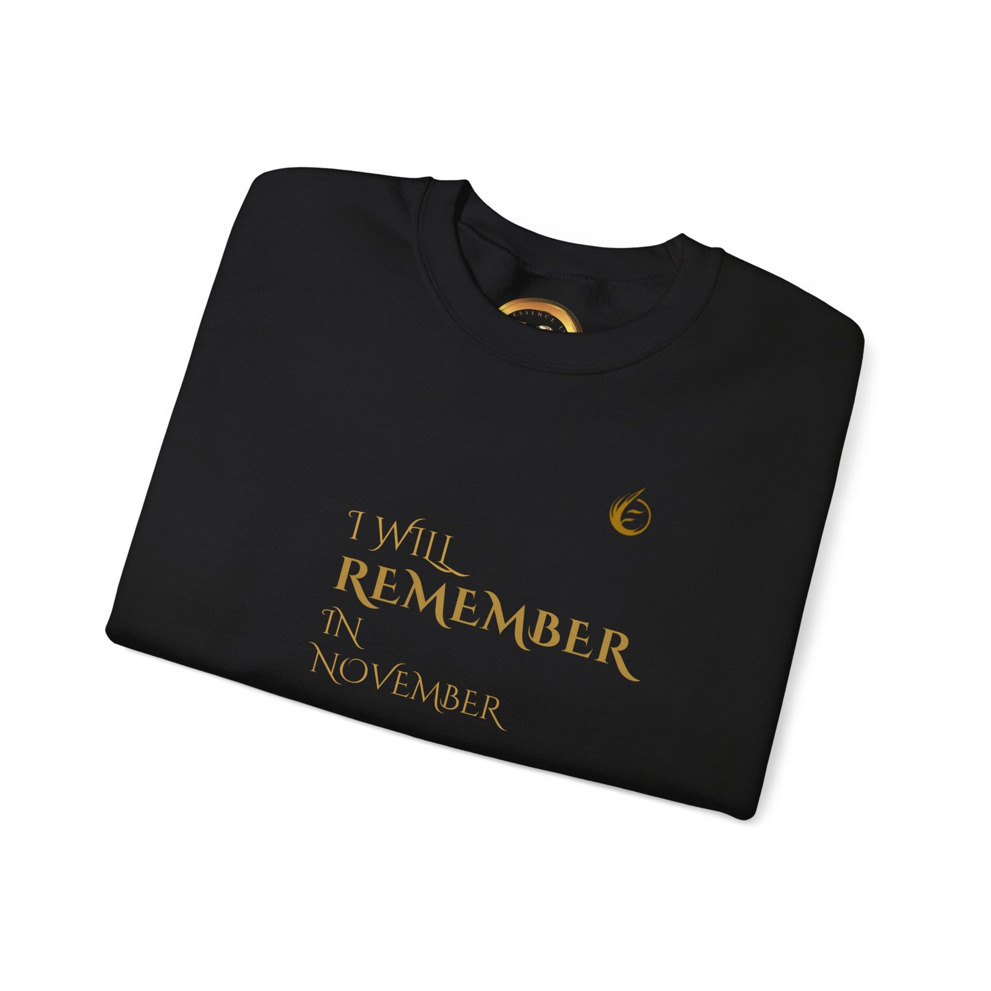 EssenceInnoCreate Quiet Resolve 'I WILL REMEMBER IN NOVEMBER' T-shirt