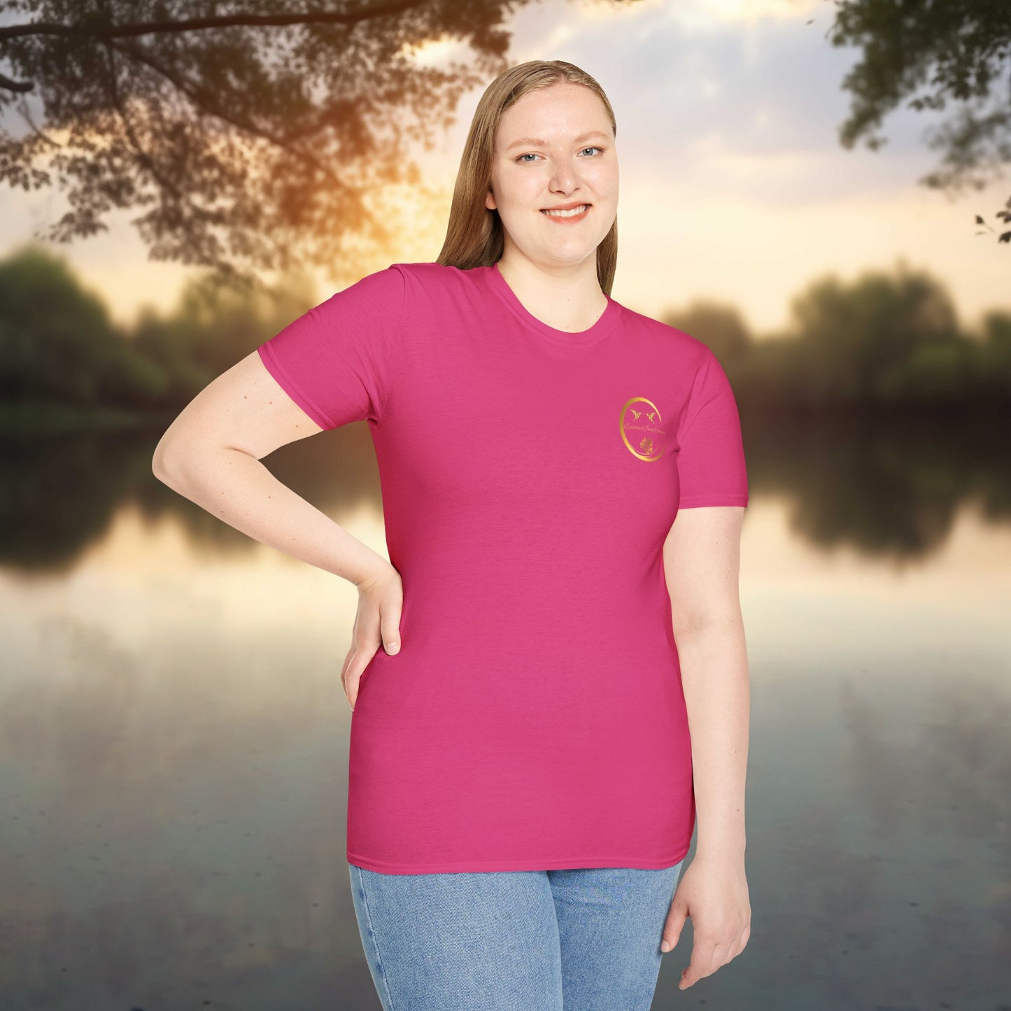 Heliconia Softstyle Tee | EssenceInnoCreate | Unisex Streetwear