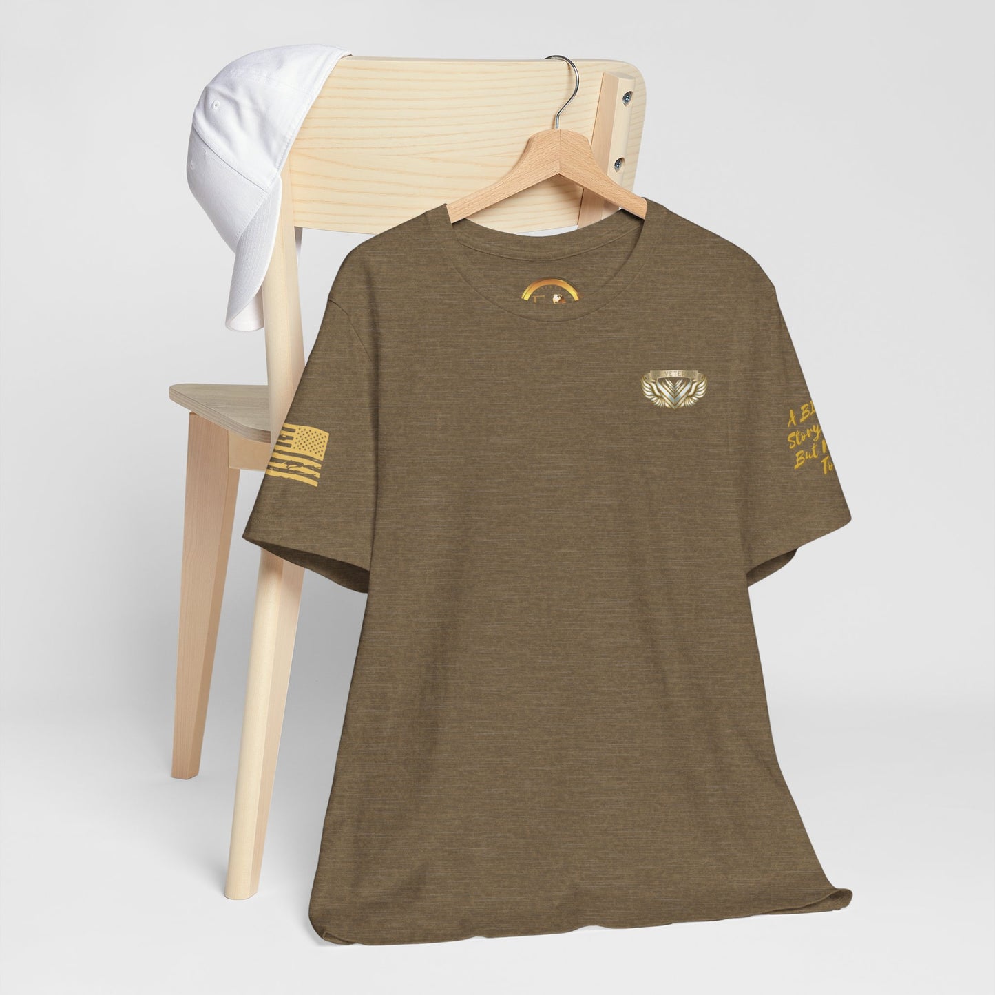 Essence Olive Veteran Tee – Military Tribute T-Shirt