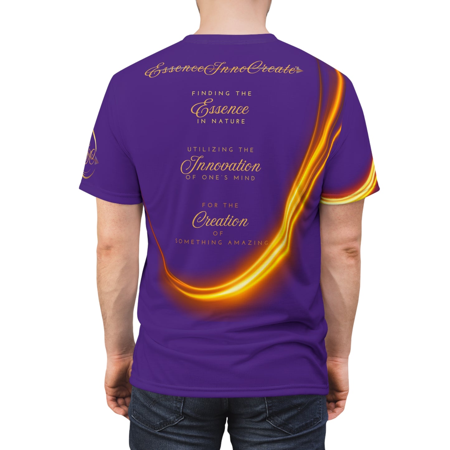 Purple Trendsetters Flame Tee | EssenceInnoCreate