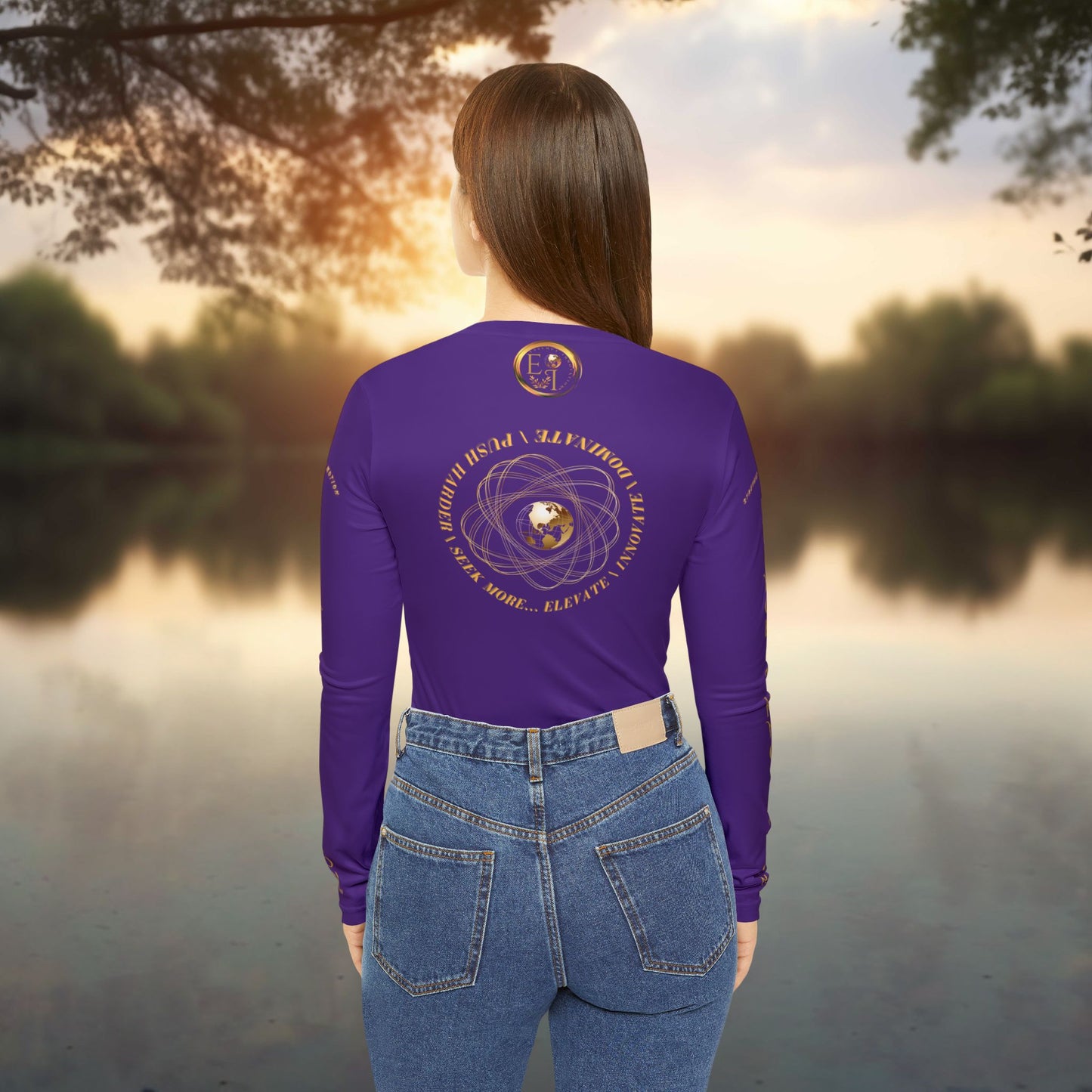 Seek More Performance XVI | EI Sports LS V-Neck | Purple