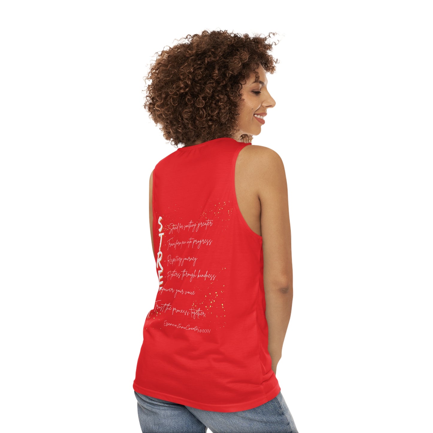 Street Wear Tank IX | EssenceInnoCreate | Red