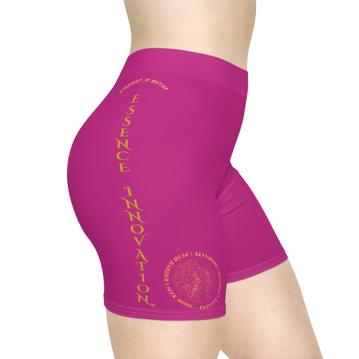 Seek More BS XVIII | EI Sports Biker Shorts | Pink