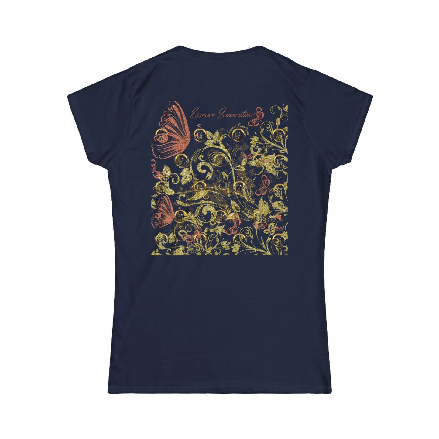 Floral Butterfly T-Shirt | Elegant Nature Lovers | 9 Colors