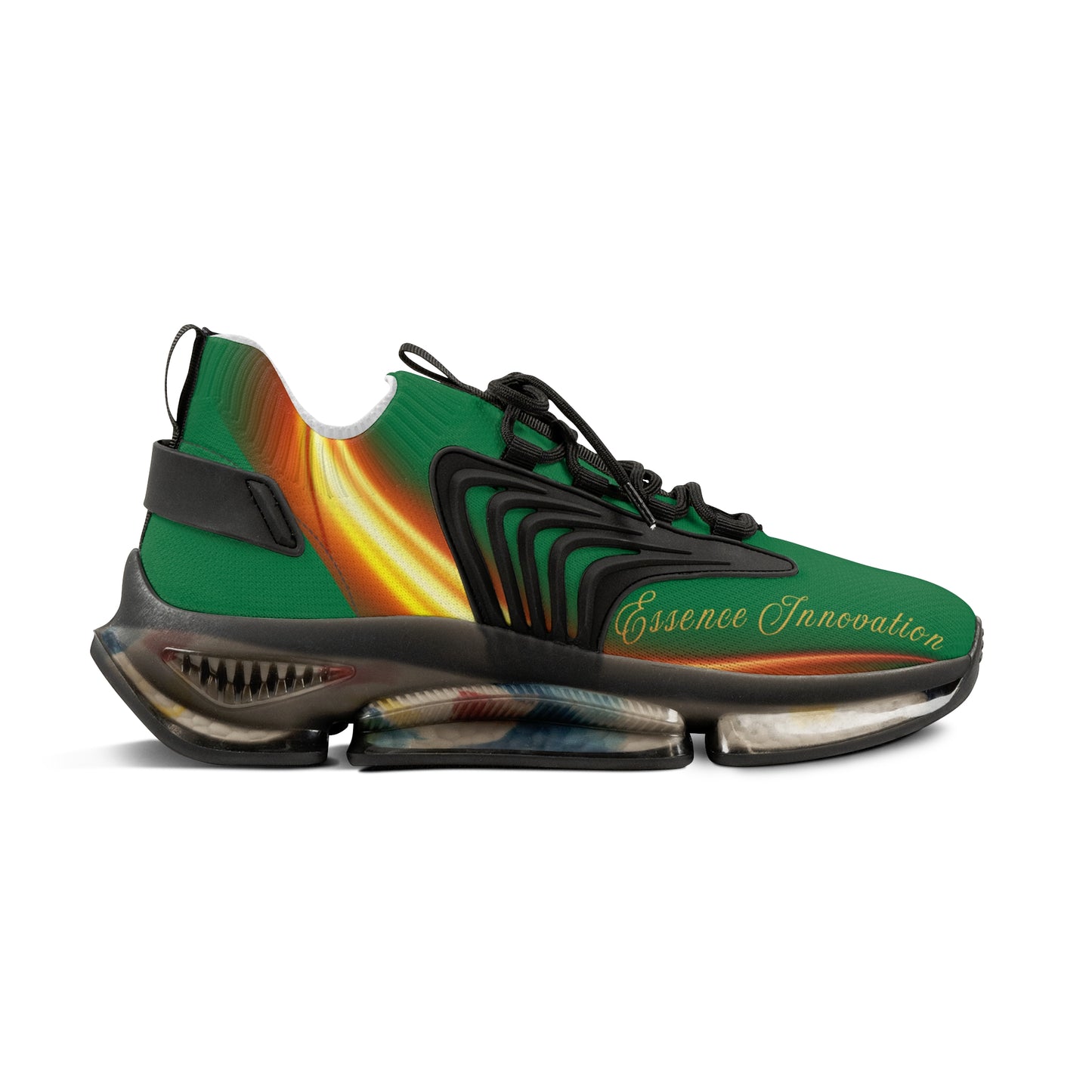 Dark Green XII Trendsetter Flame | Men’s Mesh Sneakers