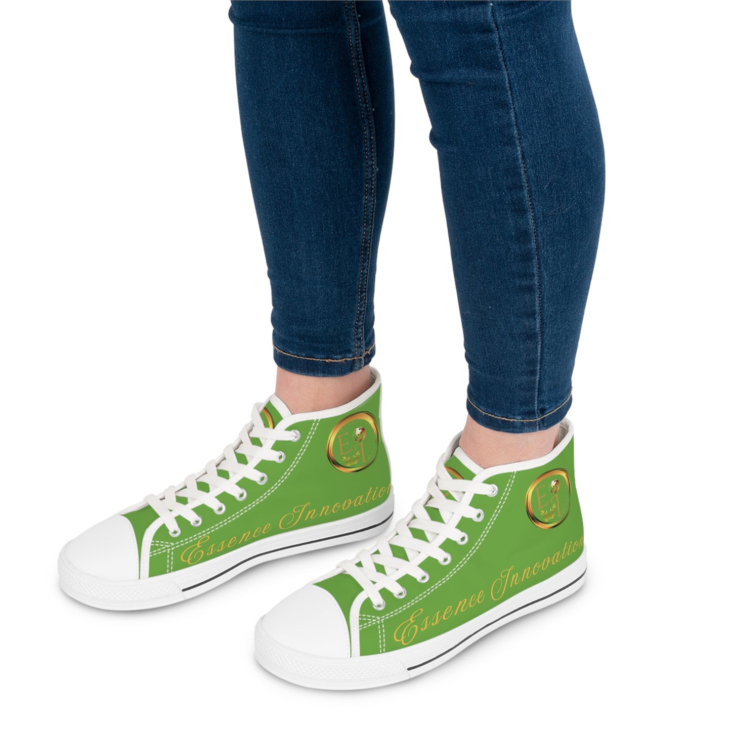 Ladies Essence Innovation Classics | Light Green | White Sole HighTops