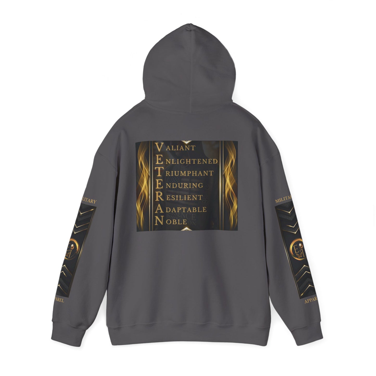 Warrior Veteran Qualities Hoodie | Military Tribute