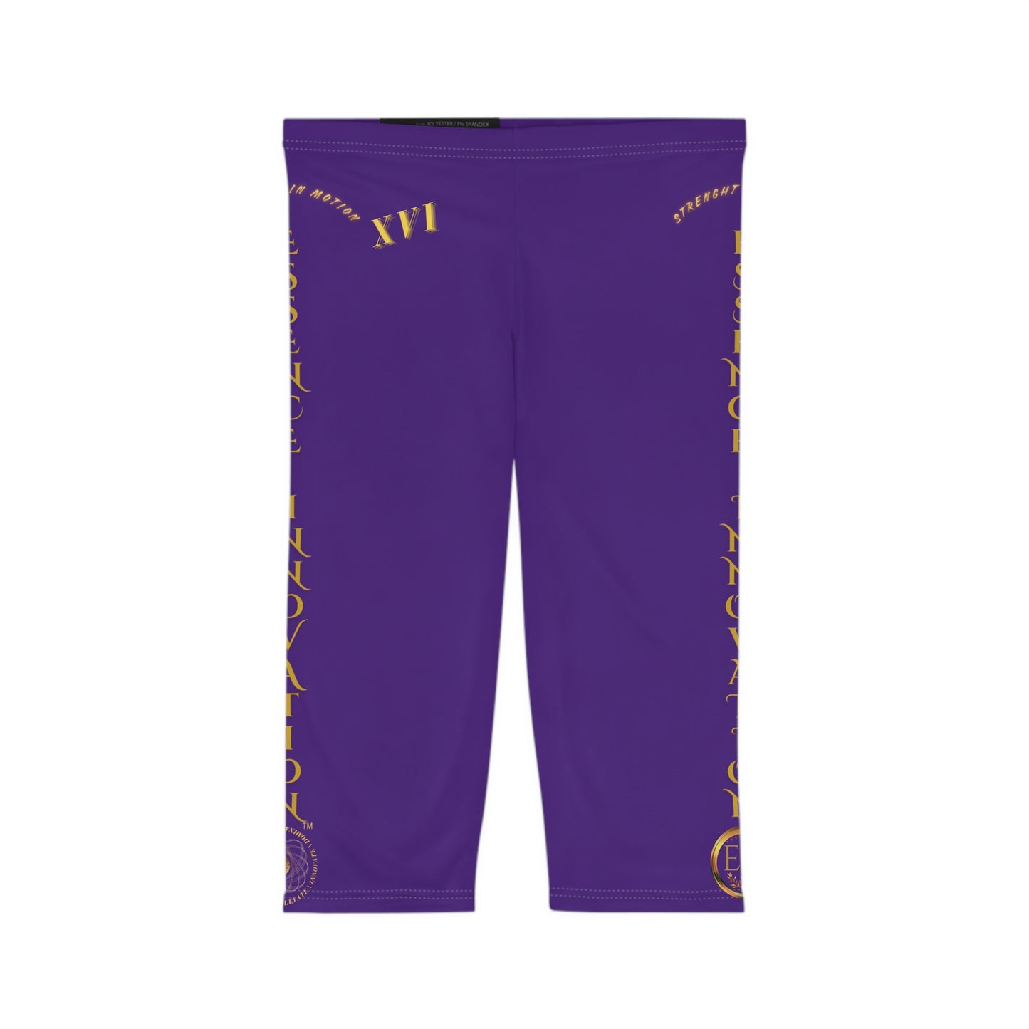 Seek More CL XVI | Capri Leggings | EI Sports | Purple