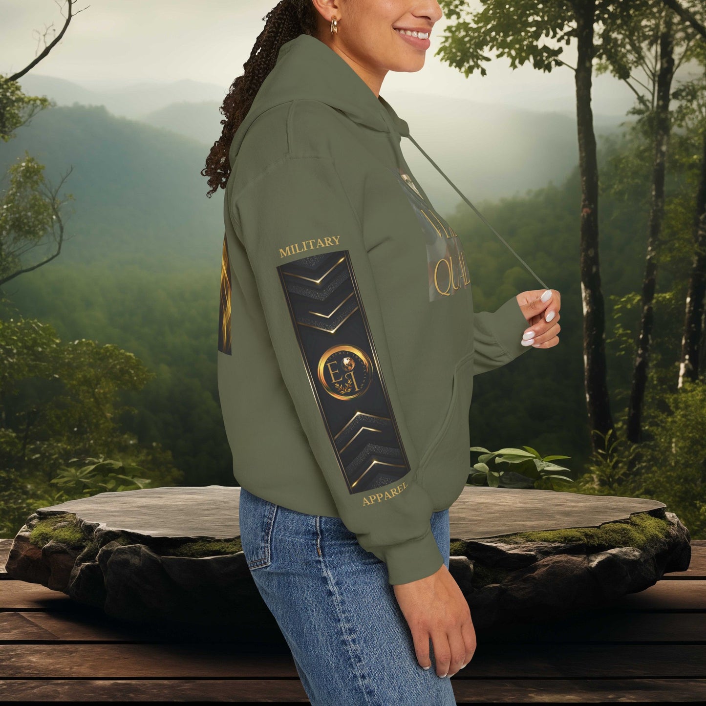 Leader Veteran Qualities Hoodie | Military Tribute Hoodie | VETERAN Leadership Sweatshirt