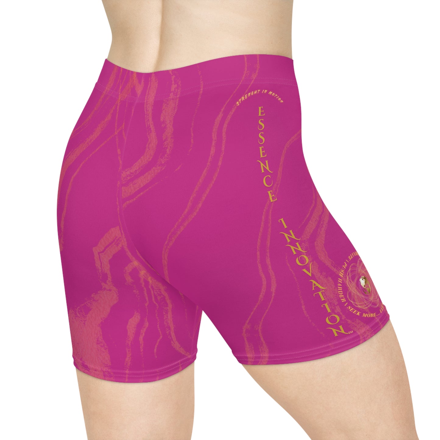 Seek More BSS XVIII | EI Sports Biker Shorts | Pink