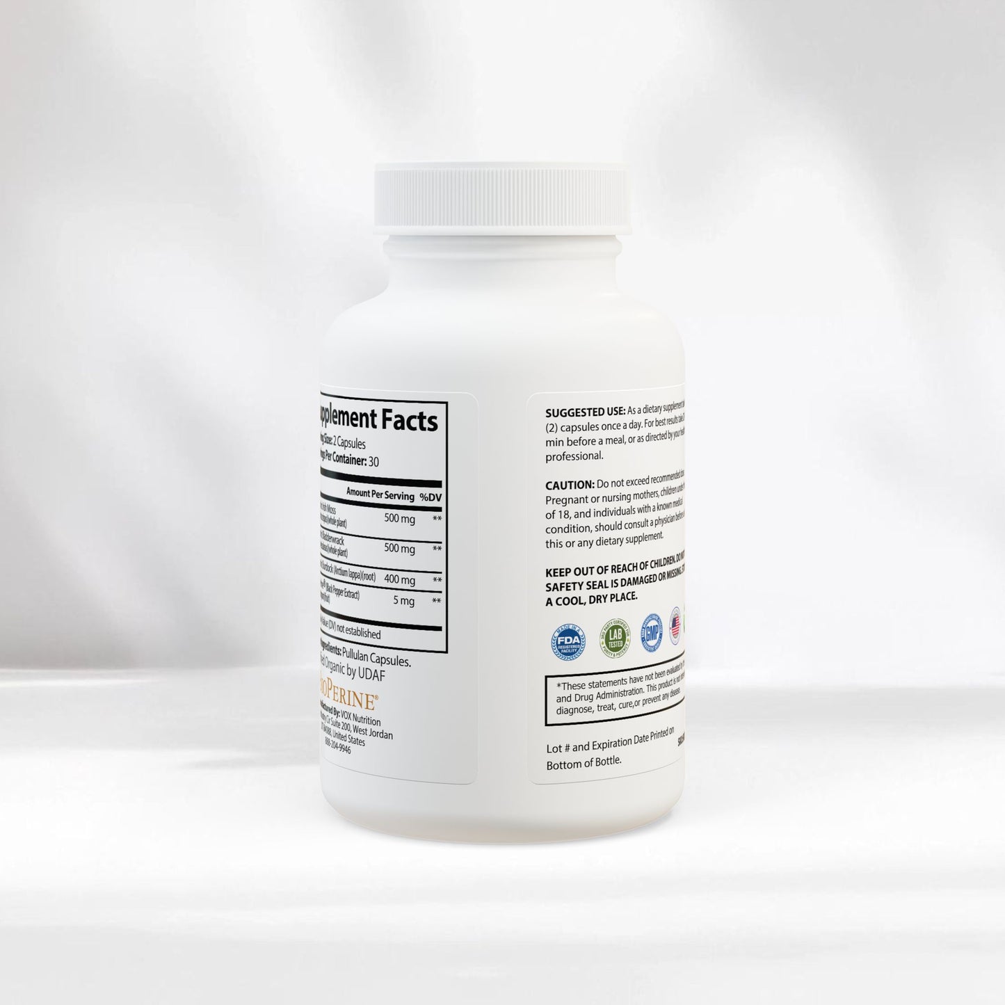 EI Sea Moss Supplement | Whole-Food Mineral Support | 60 Capsules