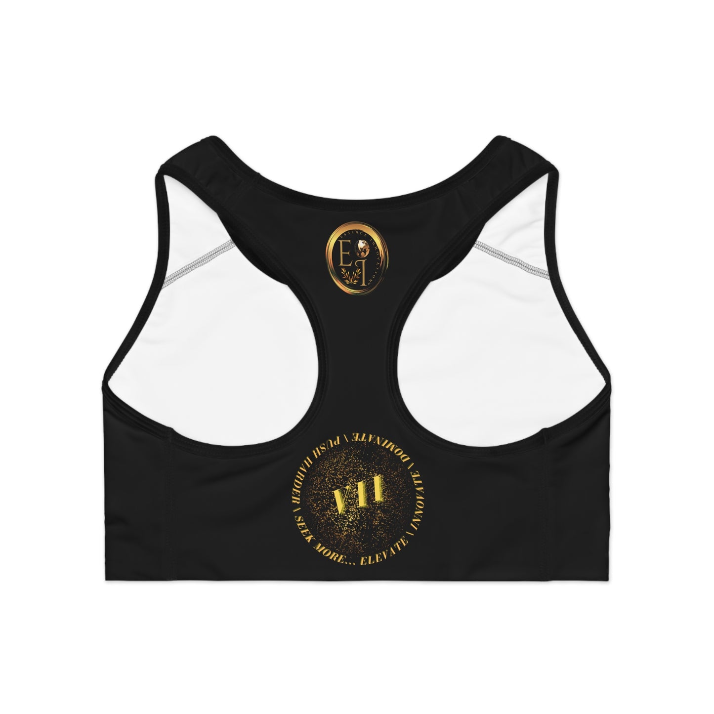 Seek More SB VII | EI Sports Bra | Black